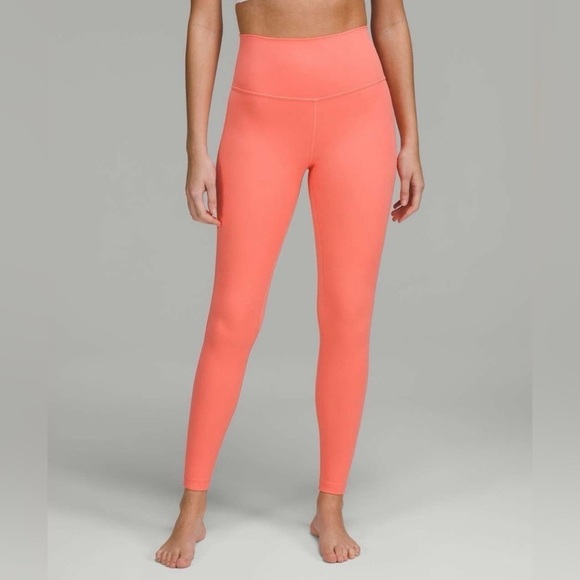 Lululemon Align High Rise Pant Leggings Raspberry Cream 8 10 NWT - Picture 1 of 12